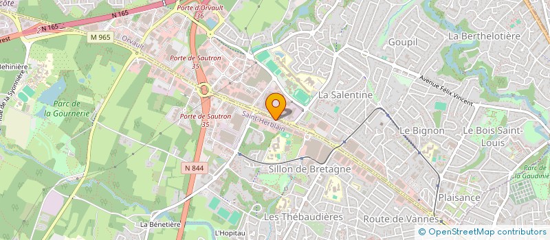 localisation de l'entreprise SOCIETE D'AMEUBLEMENT ET DE DECORATION NANTAISE à SAINT-HERBLAIN