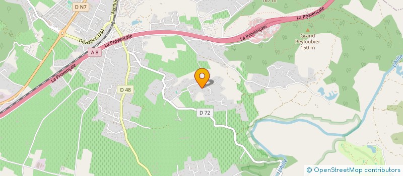 localisation de l'entreprise SOCIETE D AMEUBLEMENT ET DE SIEGES à VIDAUBAN