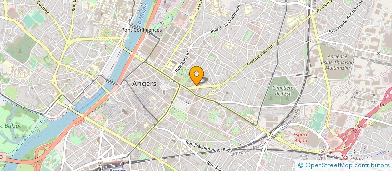 localisation de l'entreprise SOCIETE D'ANALYSE REVISION EXPERTISE COMPTABLE ET ORGANISATION à ANGERS