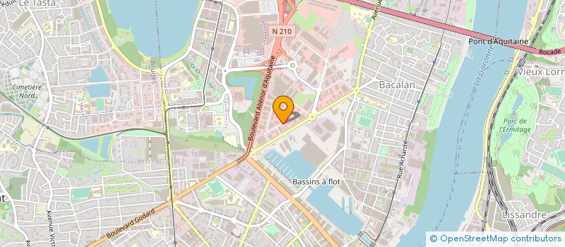 localisation de l'entreprise SOCIETE D'ANALYSES DE REVISION ET D'EXPERTISE COMPTABLE à BORDEAUX