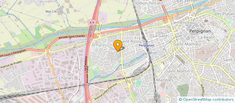 localisation de l'entreprise SOCIETE D'ANESTHESIE  PERPIGNAN