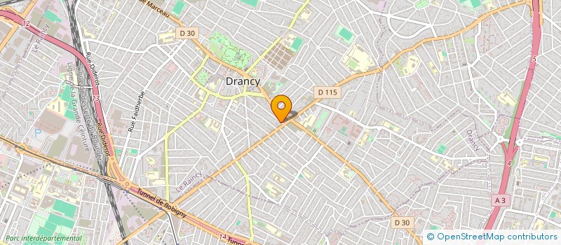 localisation de l'entreprise SOCIETE D'ANIMALERIE D'ACQUARIOPHILIE ET D'ACCESSOIRES à DRANCY