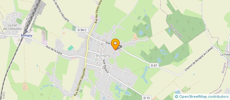 localisation de l'entreprise SOCIETE D'ANIMATION DE LA HAIE MENNERESSE  BUSIGNY