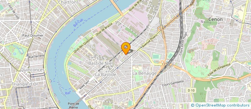 localisation de l'entreprise SOCIETE D ANTIQUITES DU SUD OUEST à BORDEAUX