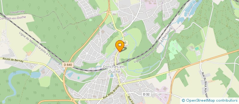 localisation de l'entreprise SOCIETE D'APICULTURE DE L'EURE  CONCHES-EN-OUCHE