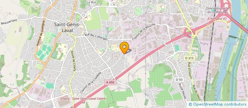 localisation de l'entreprise SOCIETE D'APPAREILS SPECIAUX à SAINT-GENIS-LAVAL