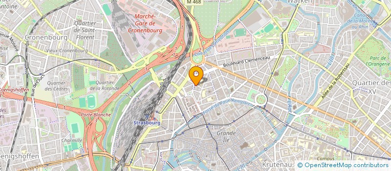localisation de l'entreprise SOCIETE D'APPLICATION DE MAINTENANCE D'AUTOMATISME ET DE SIGNALISATION à STRASBOURG