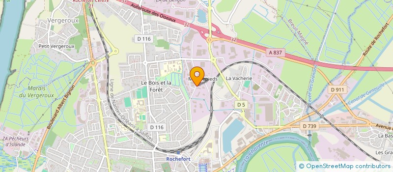 localisation de l'entreprise SOCIETE D'APPLICATION DE PEINTURE  ROCHEFORT