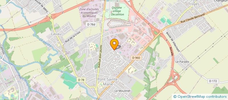 localisation de l'entreprise SOCIETE D'APPLICATION DU METAL ROUGE à PONT-SAINTE-MARIE