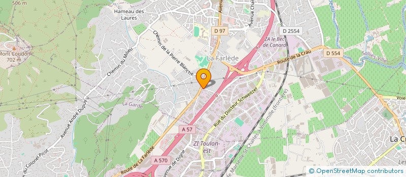 localisation de l'entreprise SOCIETE D'APPLICATION DU PLEXIGLAS à LA FARLEDE