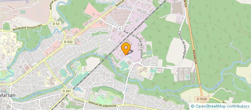localisation de l'entreprise SOCIETE D APPLICATION ELECTRIQUE à MONT-DE-MARSAN
