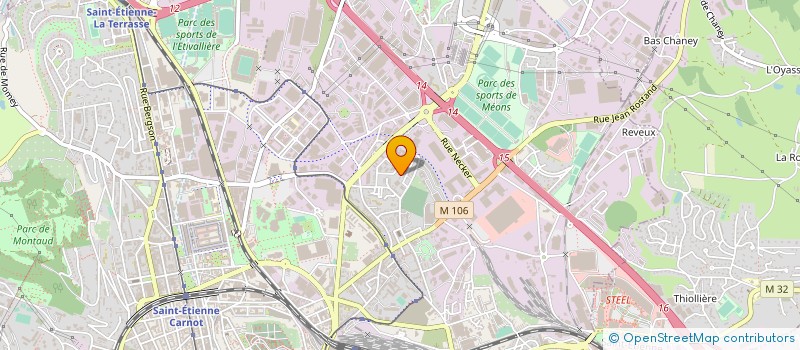 localisation de l'entreprise SOCIETE D APPLICATION TECHNIQUE MAGAND à SAINT-ETIENNE