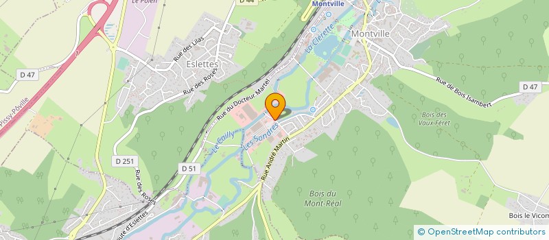 localisation de l'entreprise SOCIETE D'APPLICATIONS DES CAOUTCHOUCS ET DERIVES  MONTVILLE