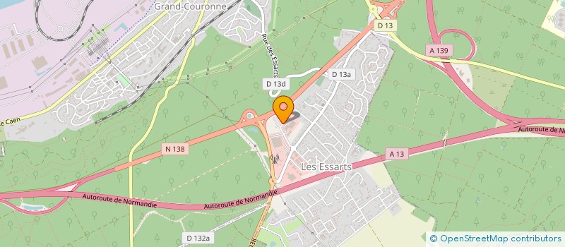 localisation de l'entreprise SOCIETE D'APPLICATIONS DES TECHNIQUES D'EQUIPEMENT DU BATIMENT à GRAND-COURONNE