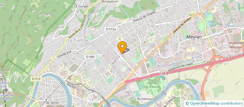 localisation de l'entreprise SOCIETE D'APPLICATIONS INDUSTRIELLES DES MICROPROCESSEURS à MEYLAN