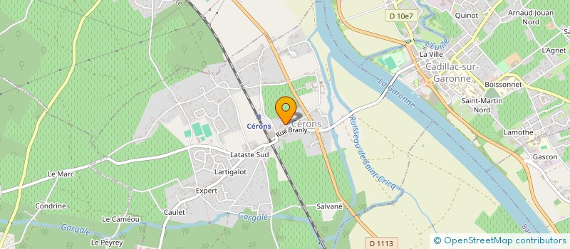 localisation de l'entreprise SOCIETE D'APPROVISIONNEMENT DES 2 RIVES à CERONS
