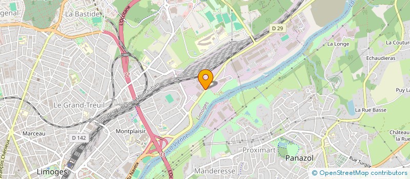 localisation de l'entreprise SOCIETE D'AQUARIOPHILIE ET DE TERRARIOPHILIE DU LIMOUSIN à LIMOGES