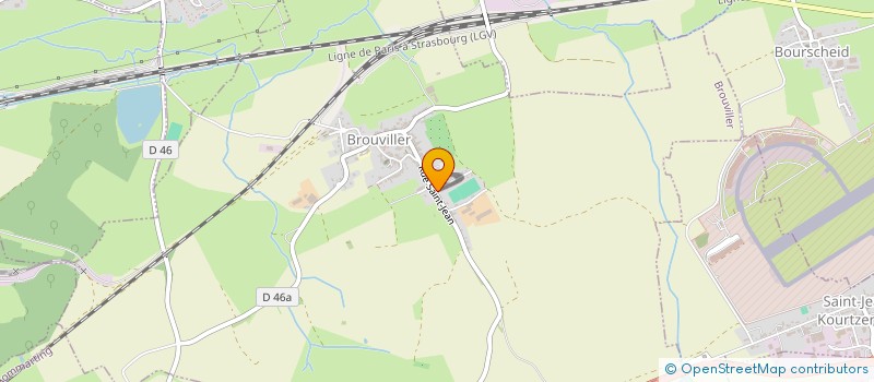 localisation de l'entreprise SOCIETE D'ARBORICULTURE DE BROUVILLER  BROUVILLER