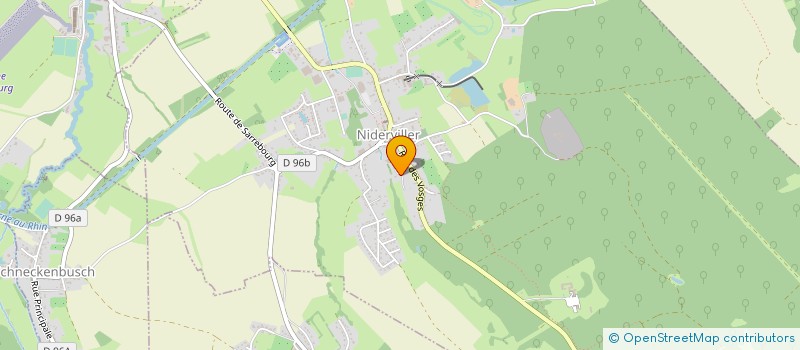 localisation de l'entreprise SOCIETE D ARBORICULTURE DE NIDERVILLER  NIDERVILLER