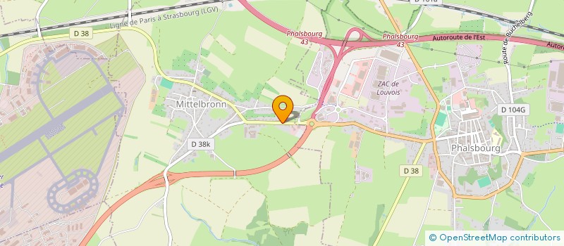 localisation de l'entreprise SOCIETE D'ARBORICULTURE DE PHALSBOURG ET ENVIRONS à BERLING