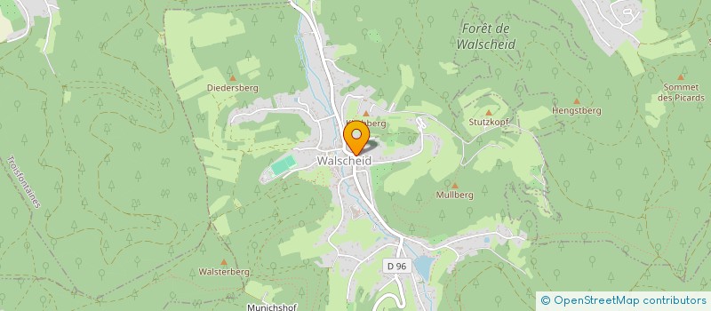 localisation de l'entreprise SOCIETE D'ARBORICULTURE DE WALSCHEID  WALSCHEID