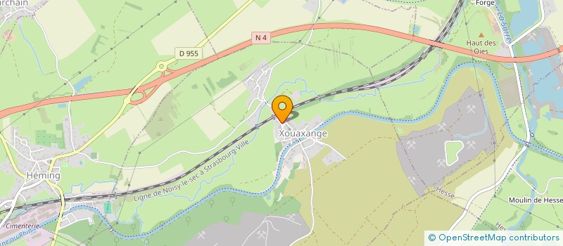 localisation de l'entreprise SOCIETE D'ARBORICULTURE DE XOUAXANGE  XOUAXANGE