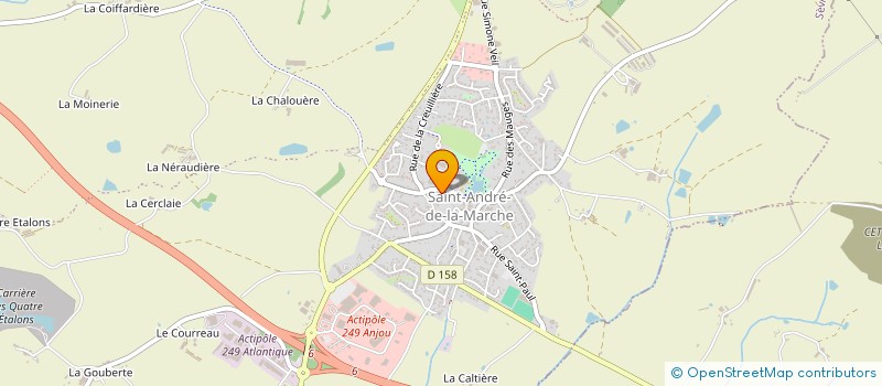 localisation de l'entreprise SOCIETE D' ARCHEOLIGIE DE GENEALOGIE ET D' ETUDE DE L' HISTOIRE ANDREATAINE à SEVREMOINE