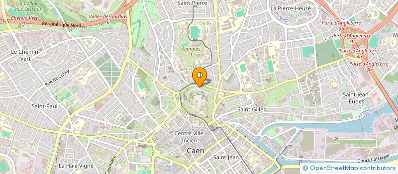 localisation de l'entreprise SOCIETE D'ARCHEOLOGIE MEDIEVALE MODERNE ET CONTEMPORAINE à CAEN