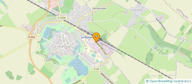 localisation de l'entreprise SOCIETE D'ARCHITECTURE HYPERBOLE  LE QUESNOY