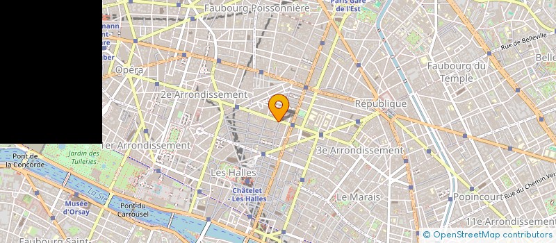 localisation de l'entreprise SOCIETE D'ARCHITECTURE LEONARD - WEISSMANN  PARIS