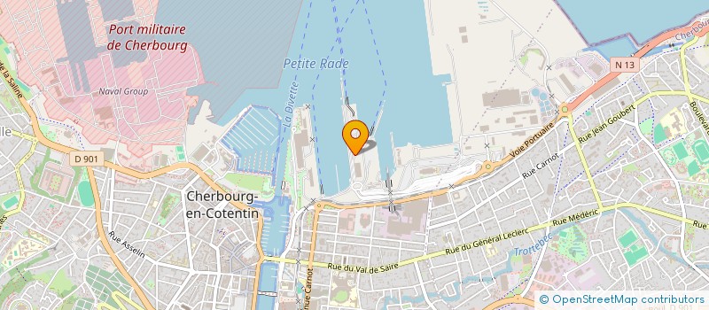 localisation de l'entreprise SOCIETE D'ARMEMENT LE DAUPHIN à CHERBOURG-EN-COTENTIN