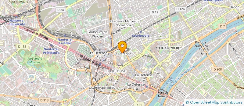 localisation de l'entreprise SOCIETE D ARMEMENT MARITIME à COURBEVOIE