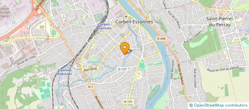 localisation de l'entreprise SOCIETE D'ART DE CORBEIL-ESSONNES à CORBEIL-ESSONNES