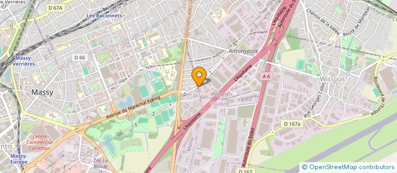 localisation de l'entreprise SOCIETE D'ARTS GRAPHIQUES APPLIQUES à ANTONY