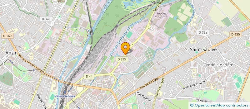 localisation de l'entreprise SOCIETE D'ASSAINISSEMENT DE VALENCIENNES METROPOLE - SAVM  VALENCIENNES