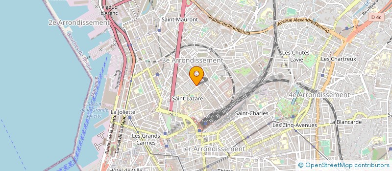 localisation de l'entreprise SOCIETE D'ASSAINISSEMENT ET VIABILISATION BTP à MARSEILLE