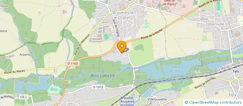 localisation de l'entreprise SOCIETE D ASSEMBLAGES PAR FAISCEAUX D ELECTRONS ET LASER à BRUYERES-LE-CHATEL