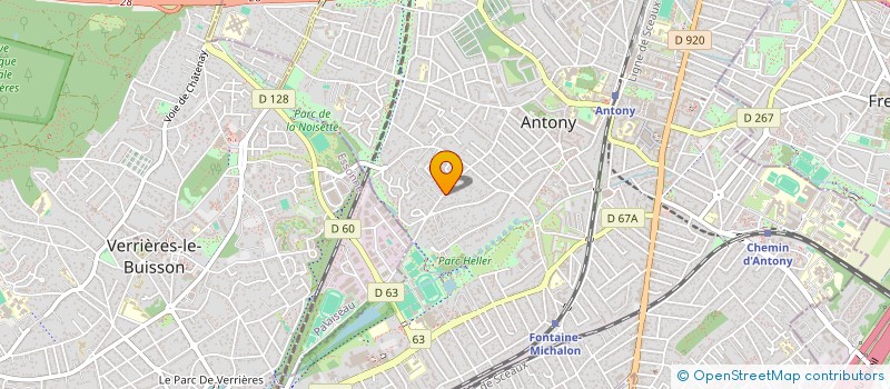 localisation de l'entreprise SOCIETE D'ASSISTANCE ET DE CONTROLE DES ETUDES ET DES METHODES  ANTONY