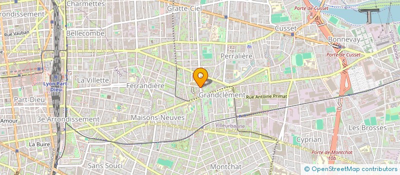 localisation de l'entreprise SOCIETE D ASSISTANCE ET DE PATRONAGE POUR LES AVEUGLES DU RHONE ET DES DEPARTEMENTS VOISINS à VILLEURBANNE