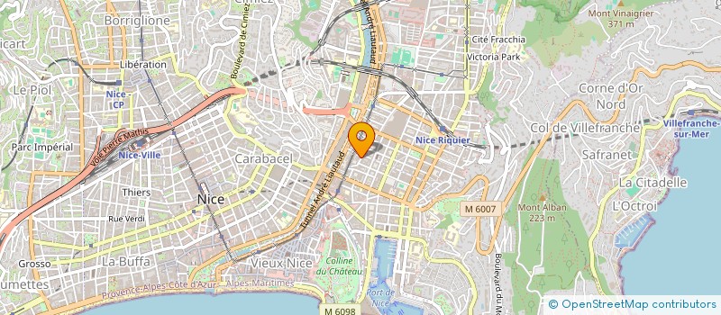 localisation de l'entreprise SOCIETE D'ASSISTANCE FONCIERE ET IMMOBILIERE MEDITERRANEE à NICE