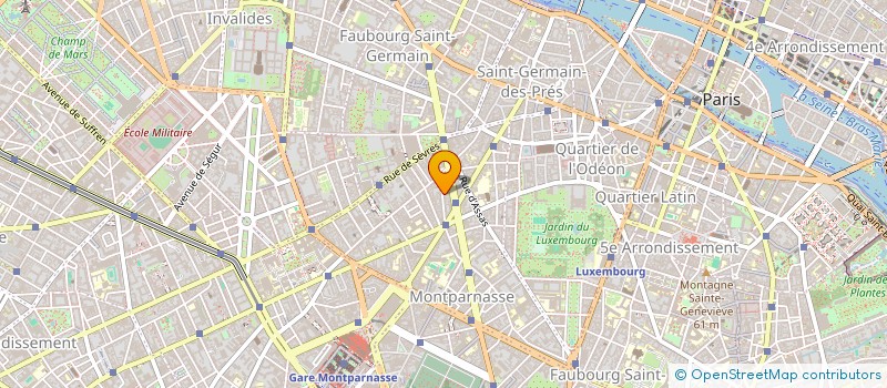 localisation de l'entreprise SOCIETE D'ASSURANCES FAMILIALES DES SALARIES ET ARTISANS DU BATIMENT ET DES TRAVAUX PUBLICS IARD  PARIS