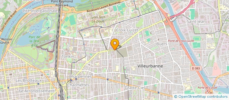 localisation de l'entreprise SOCIETE D'ASSURANCES VILLEURBANNAISE  VILLEURBANNE