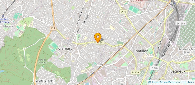 localisation de l'entreprise SOCIETE D'AUDIT ET DE CONTROLES COMPTABLES ET INFORMATIQUES à CLAMART