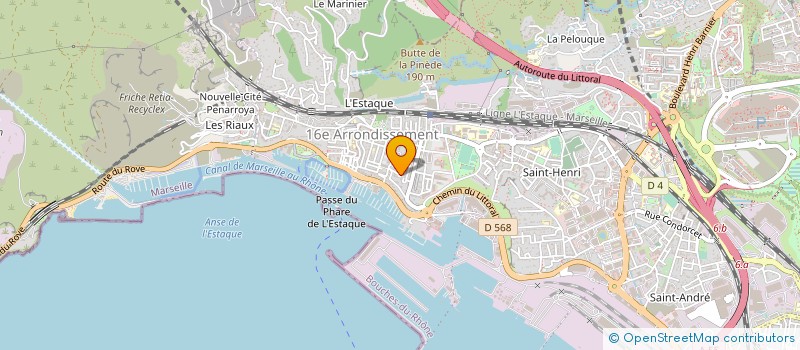 localisation de l'entreprise SOCIETE D AUTOMATION ET D ELECTRICITE INDUSTRIELLE PROVENCALE à MARSEILLE