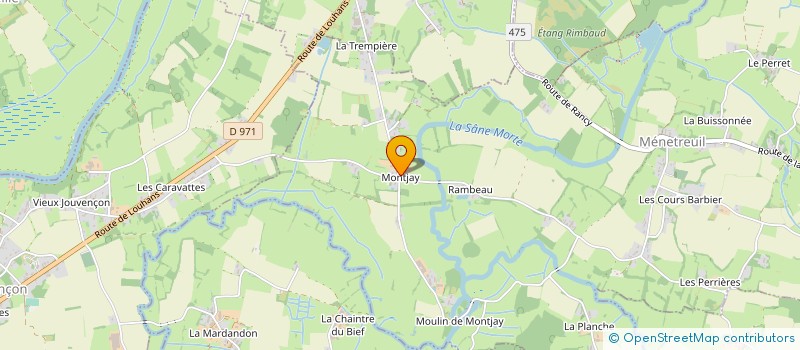 localisation de l'entreprise SOCIETE D AVENIR DU HAUT DE MONTJAY  MENETREUIL