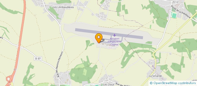 localisation de l'entreprise SOCIETE D AVIATION GENERALE à CHAMPNIERS
