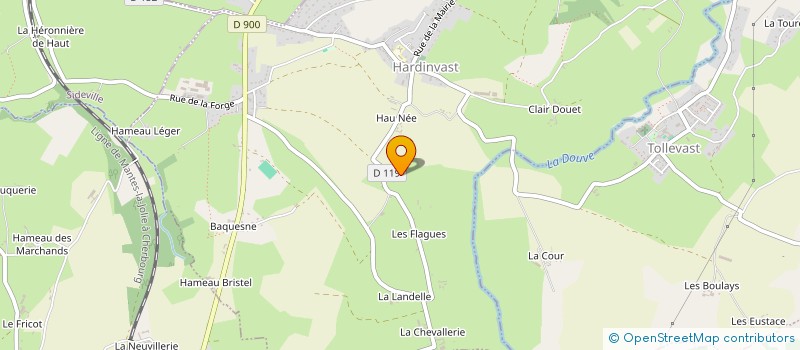 localisation de l'entreprise SOCIETE D'AVICULTURE DE CHERBOURG ET DU COTENTIN à HARDINVAST