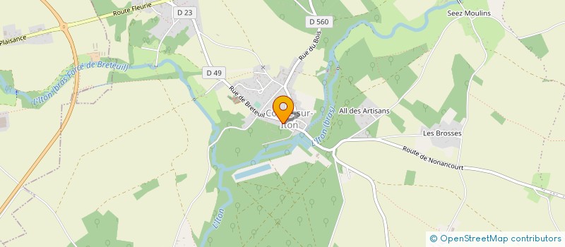 localisation de l'entreprise SOCIETE D AVICULTURE DE L EURE  MARBOIS