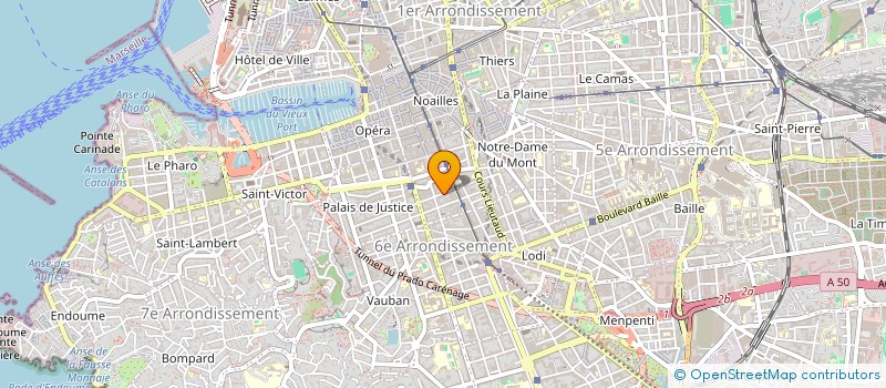 localisation de l'entreprise SOCIETE D'AVOCATS ANDRE - DESCOSSE  MARSEILLE