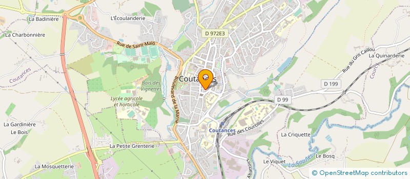 localisation de l'entreprise SOCIETE D'AVOCATS AU BARREAU DE COUTANCES - AVRANCHES - MAST - BOYER  COUTANCES